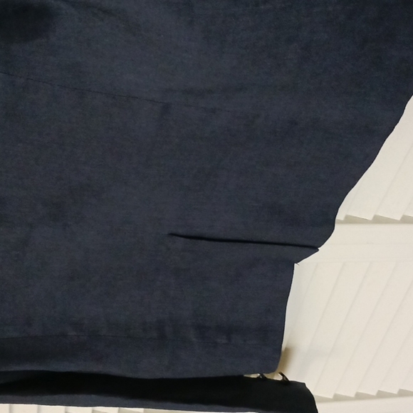 Vince Navy Linen Blend Blazer, Size 10 - Picture 7 of 11